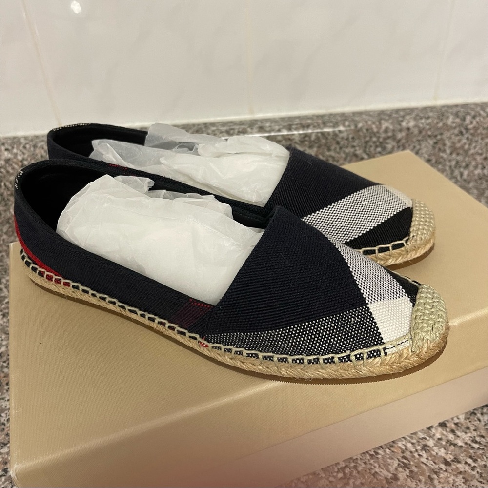 Burberry brit espadrilles hodgeson flats loafers